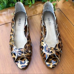 Vaneli Andi Flat Leopard Shoes